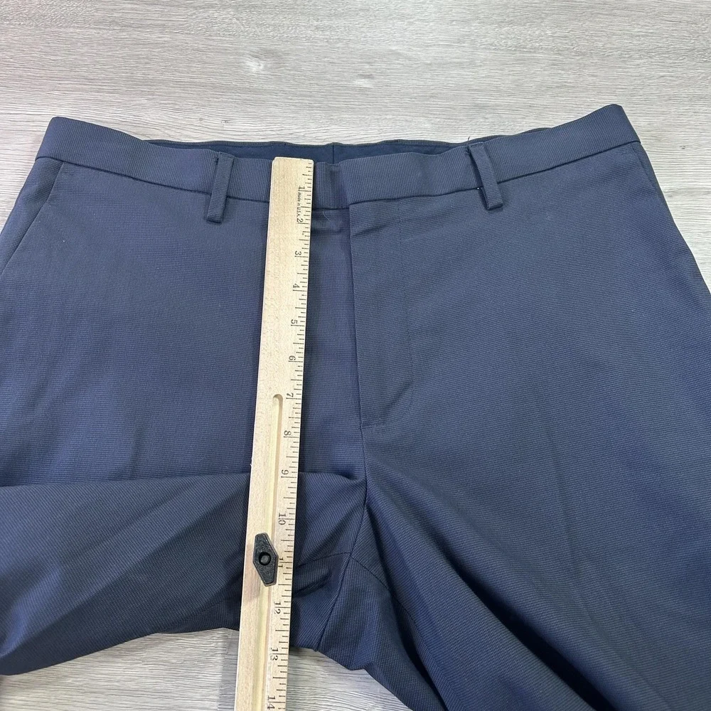 Banana Republic Pants Mens 33x32 Blue Slim Fit Stretch Chino Dress Casual Office